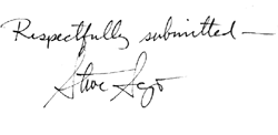 Steve Sego signature