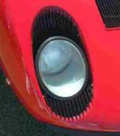 Lamborghini Miura headlight