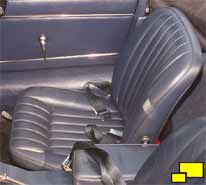 4.2 liter Jaguar E-Type seat