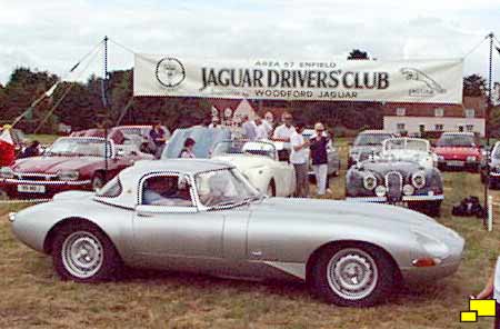 Jaguar E-Type Lightweight on display
