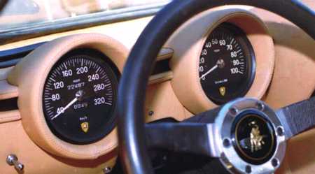 Lamborghini Miura speedometer, tachometer