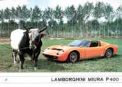 Lamborghini Miura P400 brochure cover