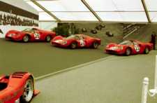 Ferrari at Daytona display